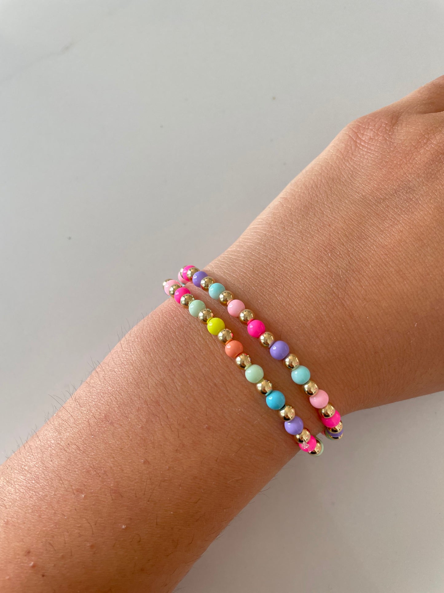 Confetti X Gold Bracelet