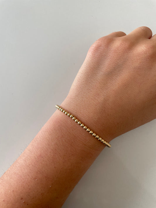 Classic 3mm Gold Bracelet