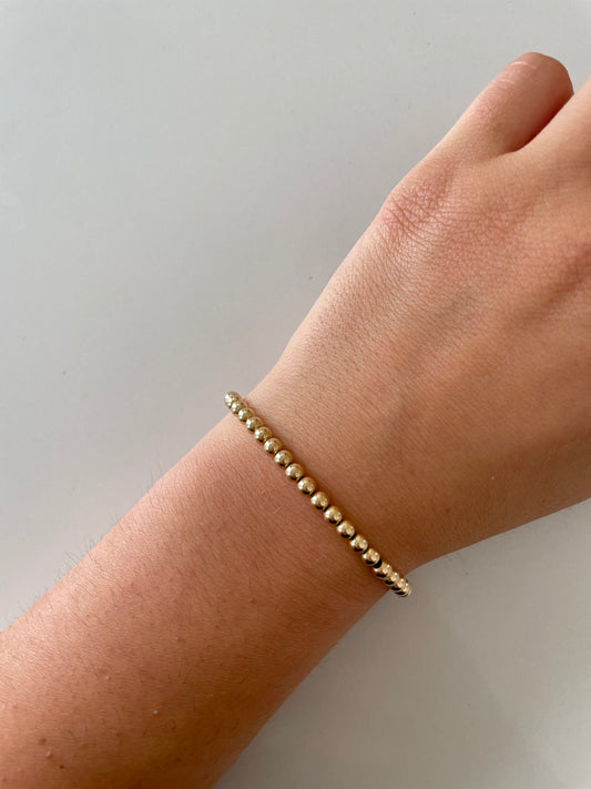 Classic 4mm Gold Filled Bracelet