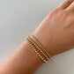 Classic 4mm Gold Filled Bracelet